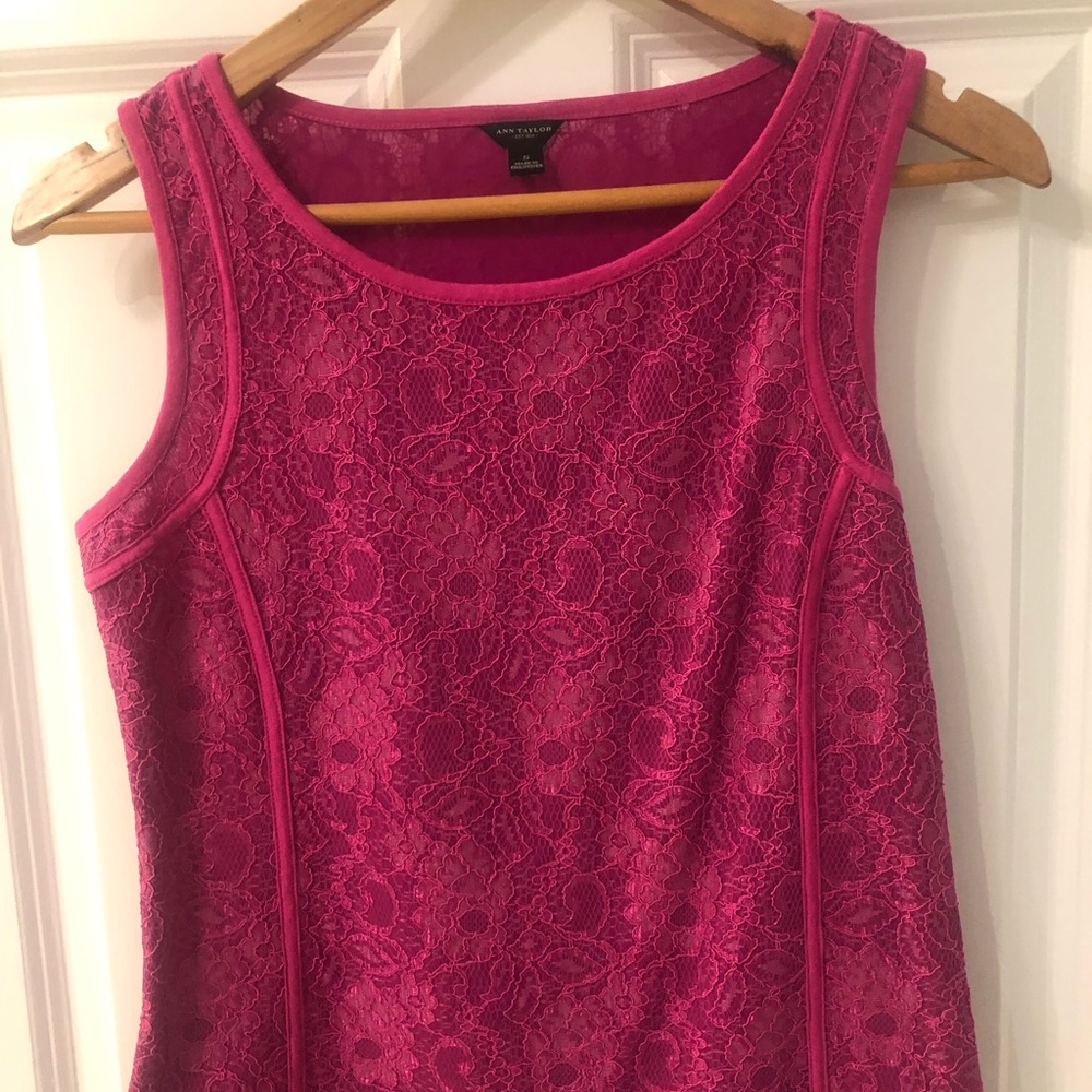 Beautiful pink top Ann Taylor